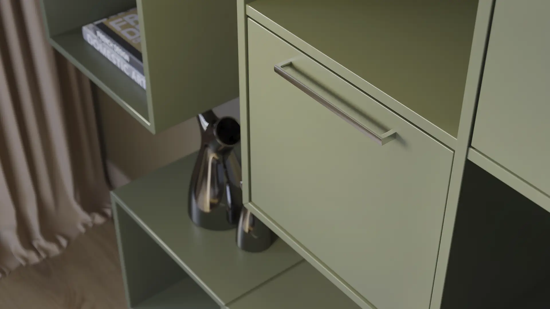 Delta45 Storage on wall detail