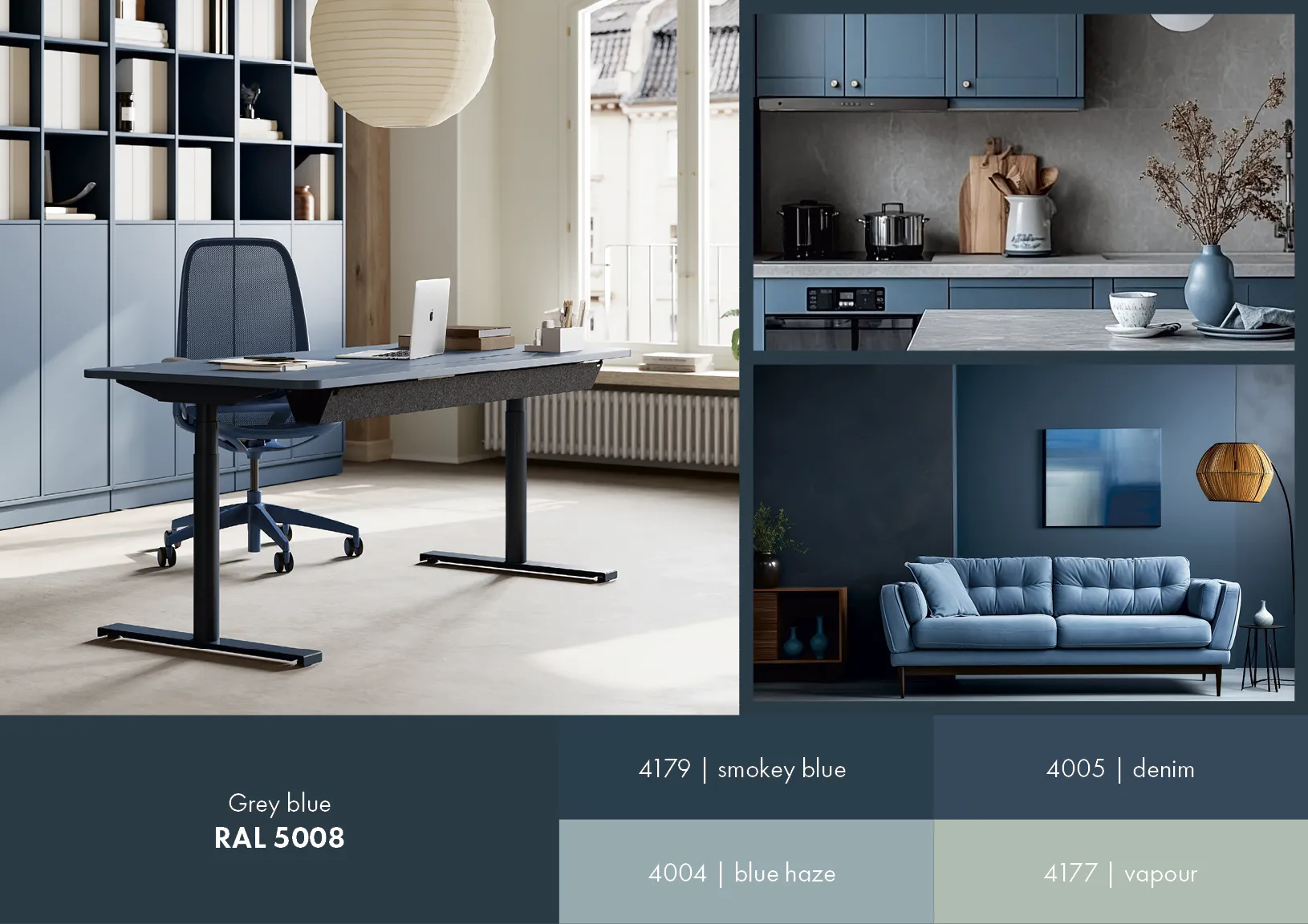 Vario Grey blue Moodboard